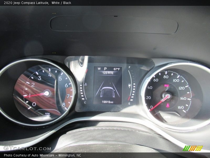 White / Black 2020 Jeep Compass Latitude