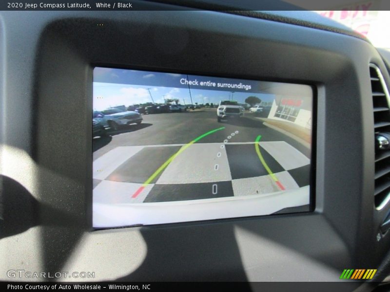 White / Black 2020 Jeep Compass Latitude