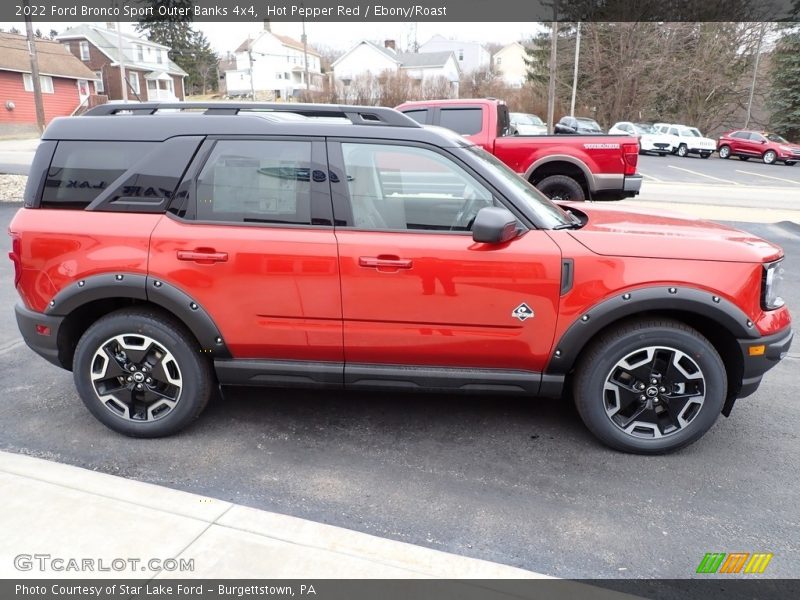 Hot Pepper Red / Ebony/Roast 2022 Ford Bronco Sport Outer Banks 4x4