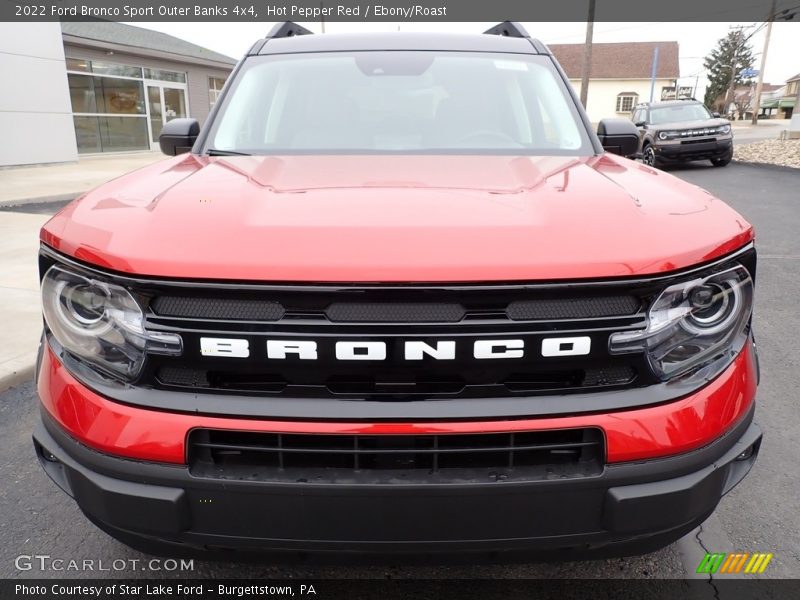 Hot Pepper Red / Ebony/Roast 2022 Ford Bronco Sport Outer Banks 4x4
