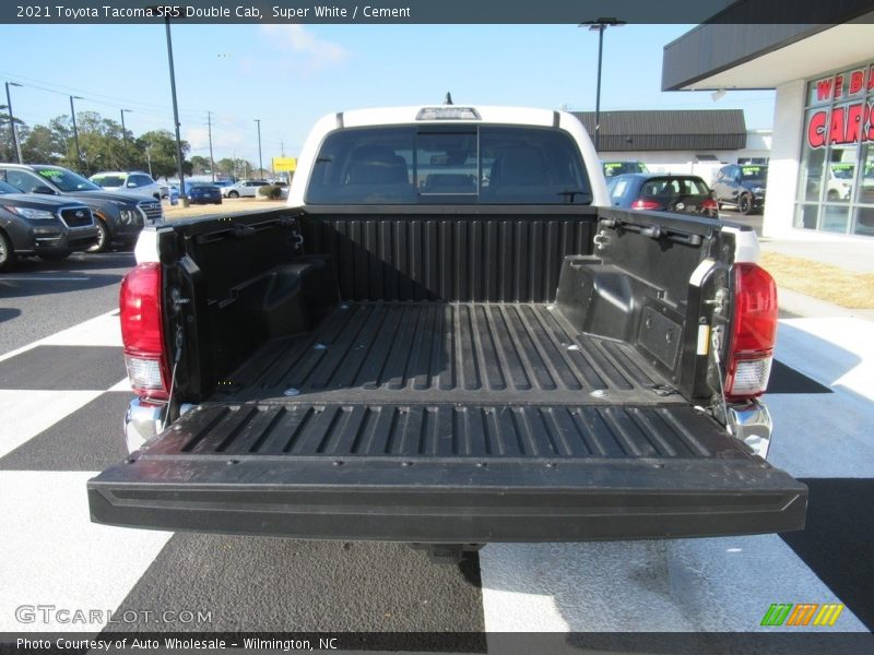 Super White / Cement 2021 Toyota Tacoma SR5 Double Cab