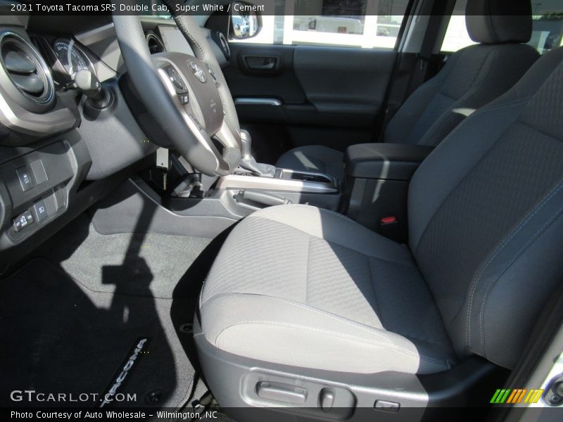 Super White / Cement 2021 Toyota Tacoma SR5 Double Cab