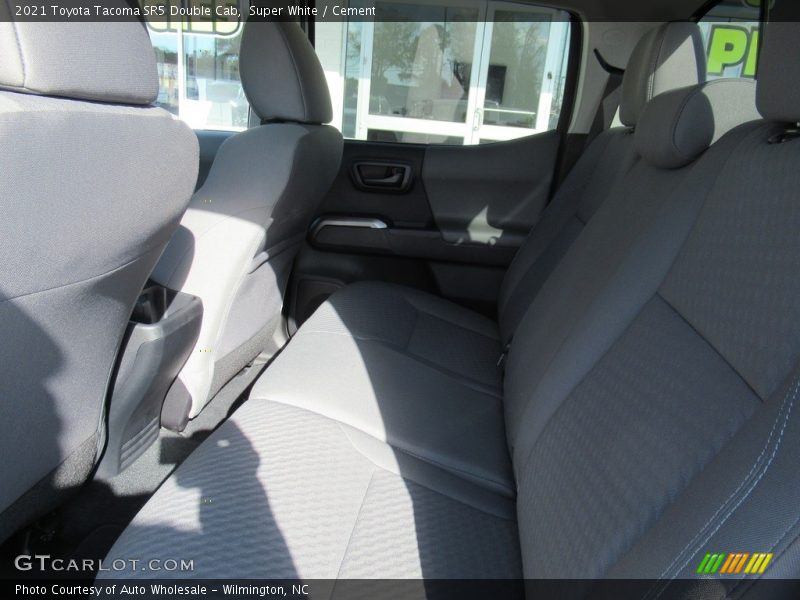 Super White / Cement 2021 Toyota Tacoma SR5 Double Cab