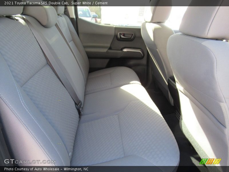Super White / Cement 2021 Toyota Tacoma SR5 Double Cab