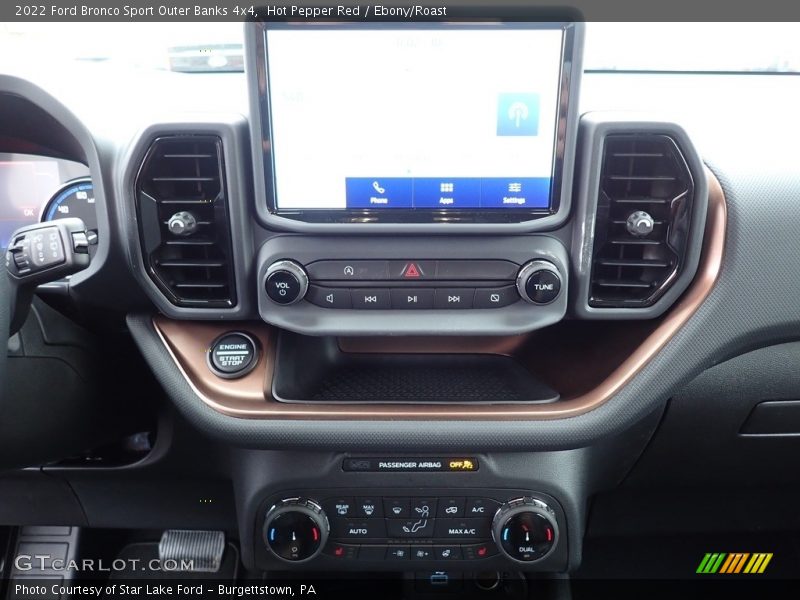 Controls of 2022 Bronco Sport Outer Banks 4x4