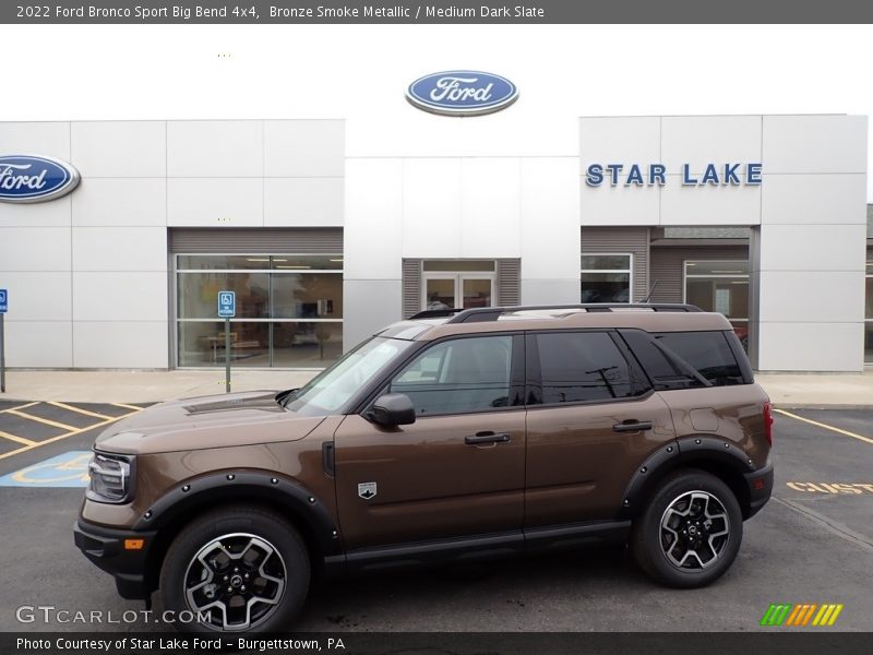 Bronze Smoke Metallic / Medium Dark Slate 2022 Ford Bronco Sport Big Bend 4x4