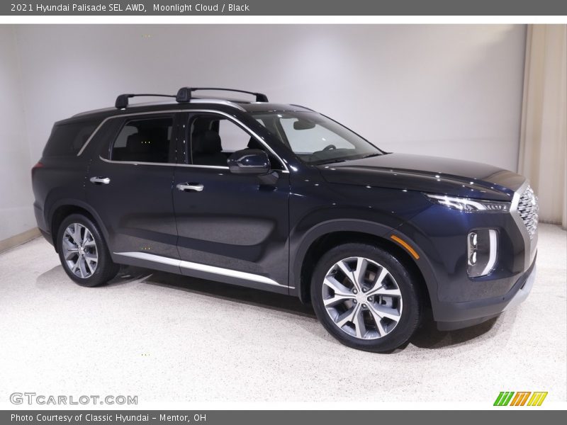 Moonlight Cloud / Black 2021 Hyundai Palisade SEL AWD