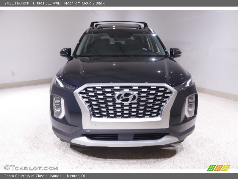 Moonlight Cloud / Black 2021 Hyundai Palisade SEL AWD