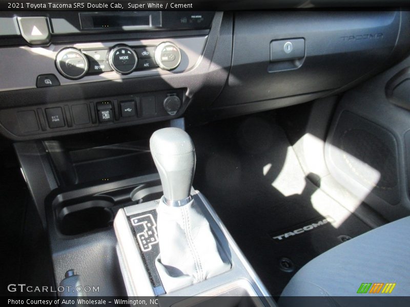 Super White / Cement 2021 Toyota Tacoma SR5 Double Cab