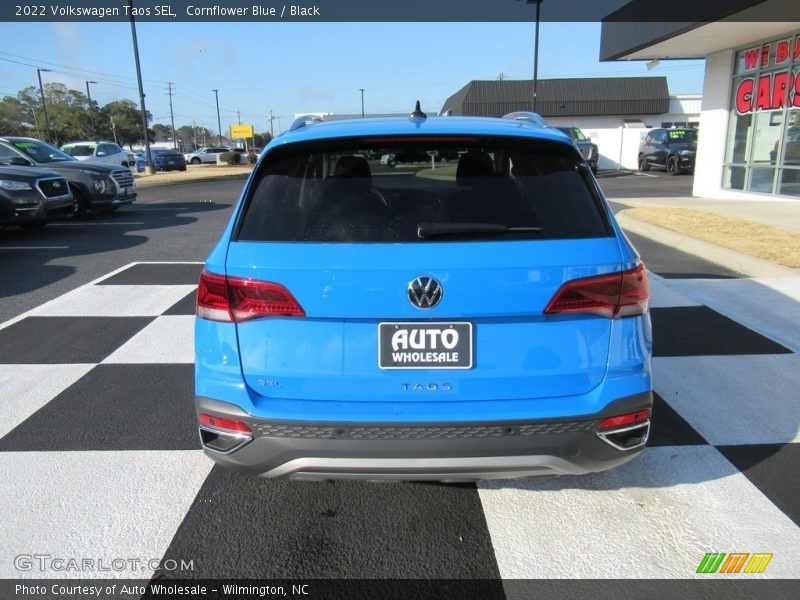 Cornflower Blue / Black 2022 Volkswagen Taos SEL