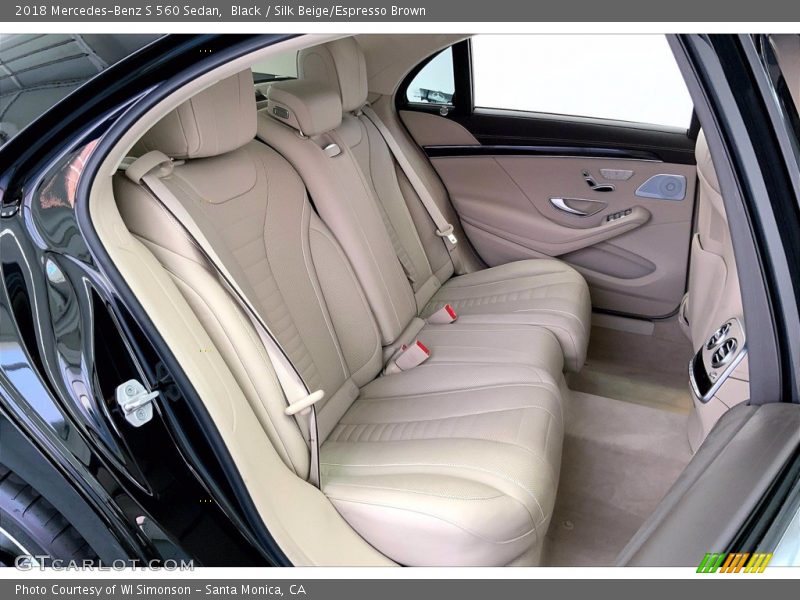 Black / Silk Beige/Espresso Brown 2018 Mercedes-Benz S 560 Sedan