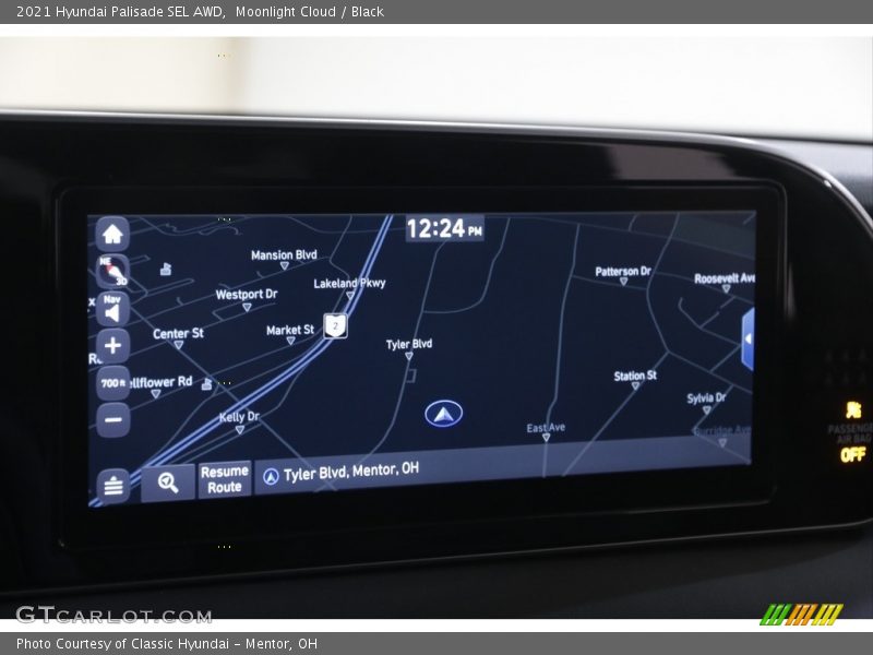 Moonlight Cloud / Black 2021 Hyundai Palisade SEL AWD