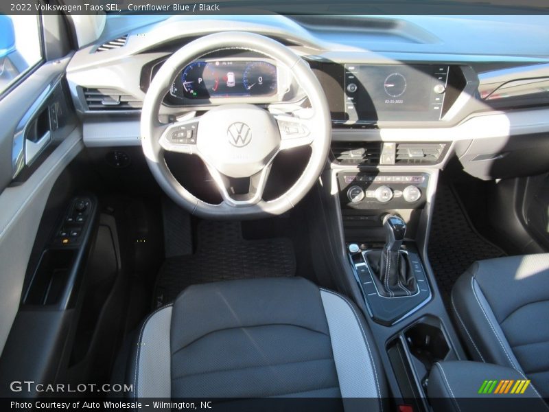 Cornflower Blue / Black 2022 Volkswagen Taos SEL