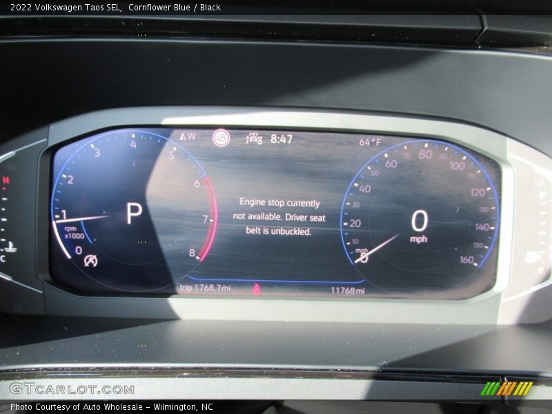 Cornflower Blue / Black 2022 Volkswagen Taos SEL