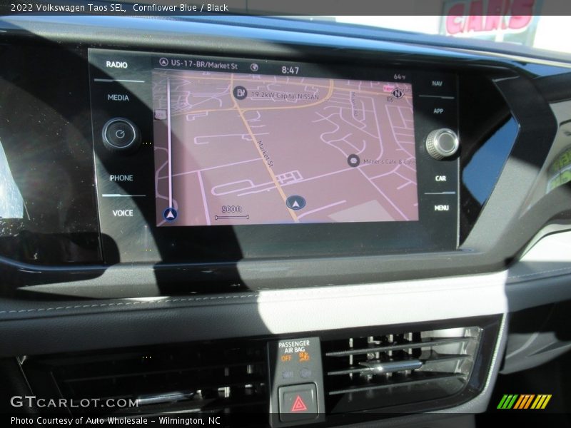 Cornflower Blue / Black 2022 Volkswagen Taos SEL