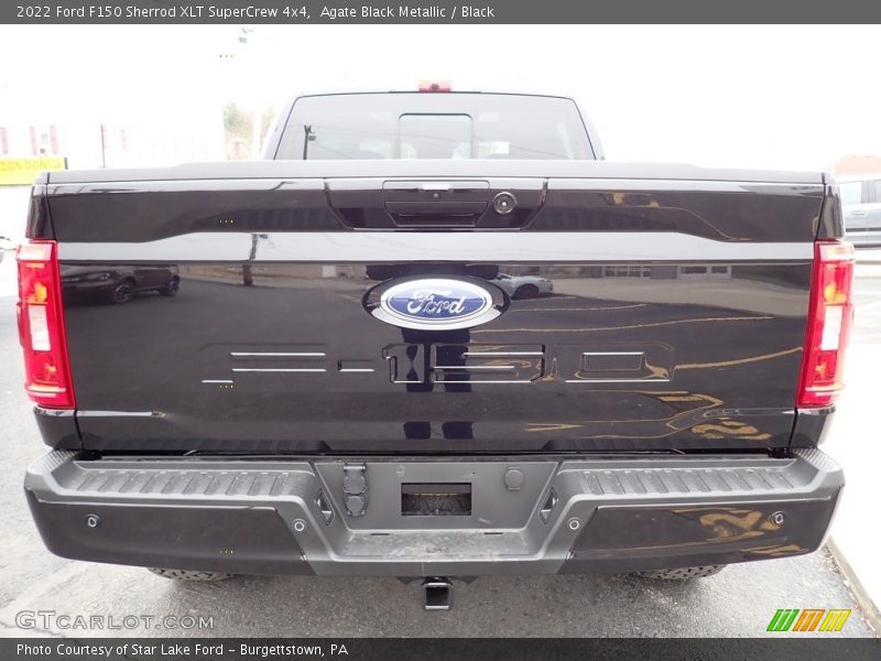 Agate Black Metallic / Black 2022 Ford F150 Sherrod XLT SuperCrew 4x4