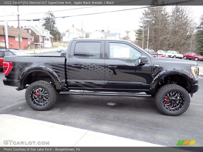  2022 F150 Sherrod XLT SuperCrew 4x4 Agate Black Metallic