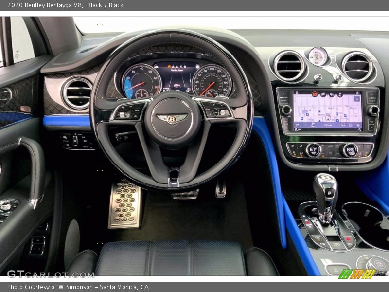 Dashboard of 2020 Bentayga V8