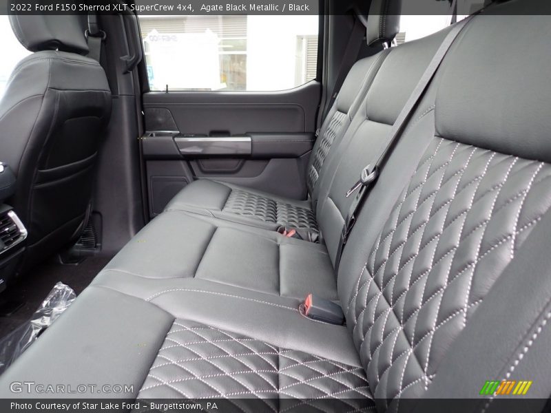 Rear Seat of 2022 F150 Sherrod XLT SuperCrew 4x4