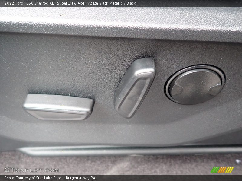 Agate Black Metallic / Black 2022 Ford F150 Sherrod XLT SuperCrew 4x4