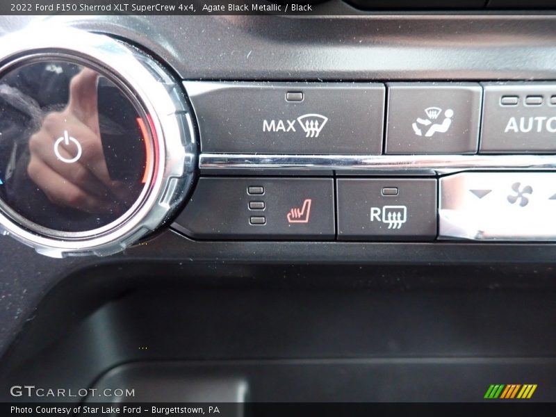 Agate Black Metallic / Black 2022 Ford F150 Sherrod XLT SuperCrew 4x4