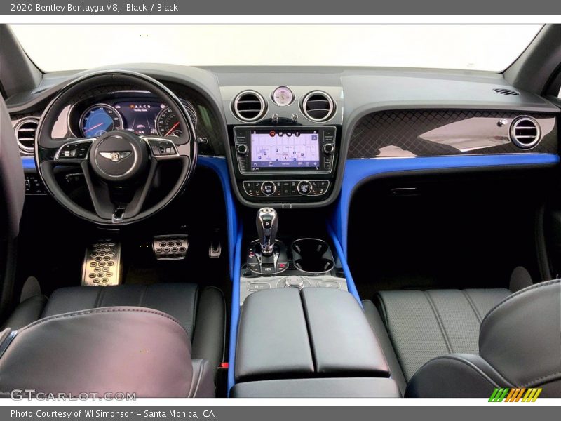 Dashboard of 2020 Bentayga V8