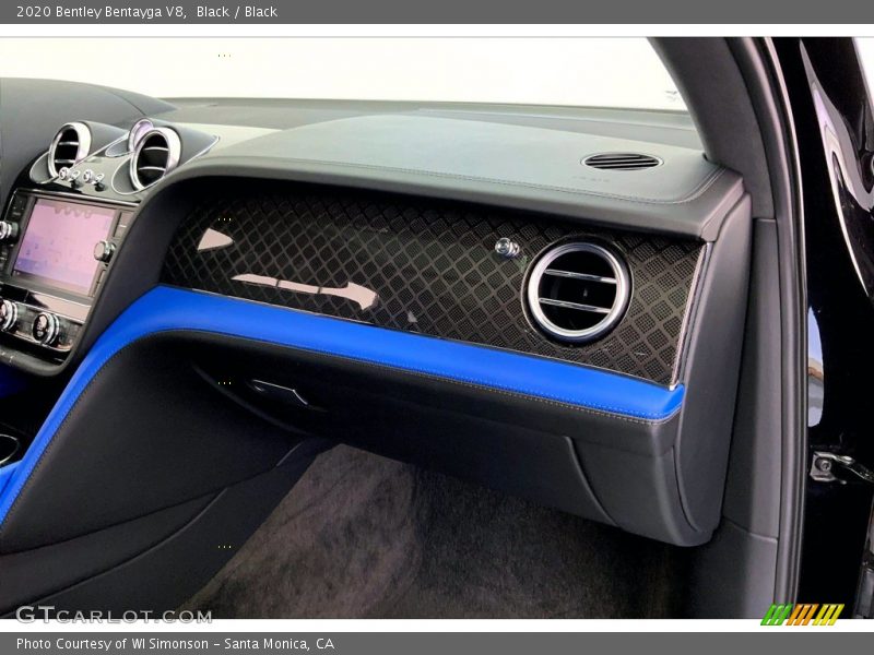 Dashboard of 2020 Bentayga V8