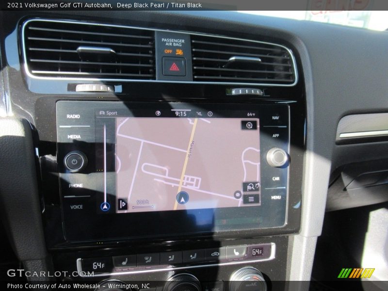 Deep Black Pearl / Titan Black 2021 Volkswagen Golf GTI Autobahn