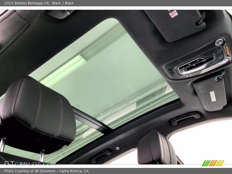 Sunroof of 2020 Bentayga V8