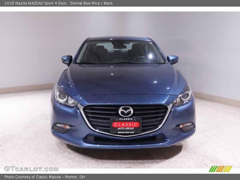 Eternal Blue Mica / Black 2018 Mazda MAZDA3 Sport 4 Door