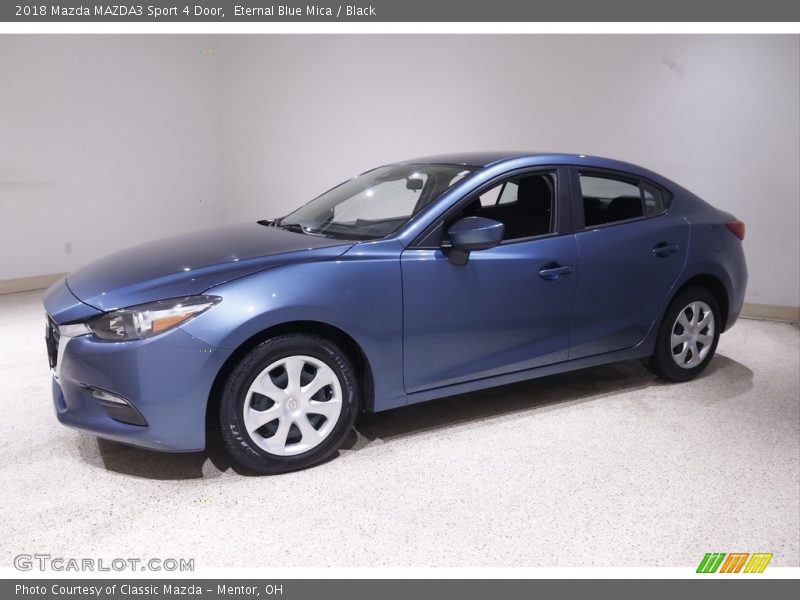 Eternal Blue Mica / Black 2018 Mazda MAZDA3 Sport 4 Door