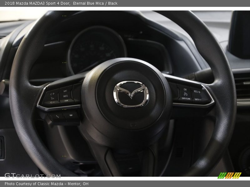 Eternal Blue Mica / Black 2018 Mazda MAZDA3 Sport 4 Door