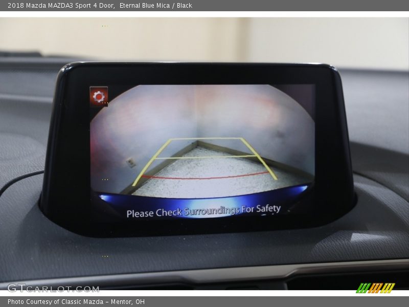 Eternal Blue Mica / Black 2018 Mazda MAZDA3 Sport 4 Door