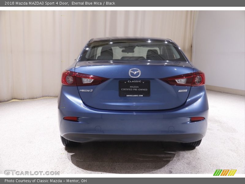 Eternal Blue Mica / Black 2018 Mazda MAZDA3 Sport 4 Door