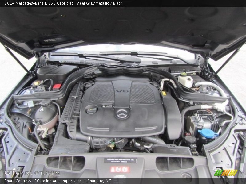Steel Gray Metallic / Black 2014 Mercedes-Benz E 350 Cabriolet