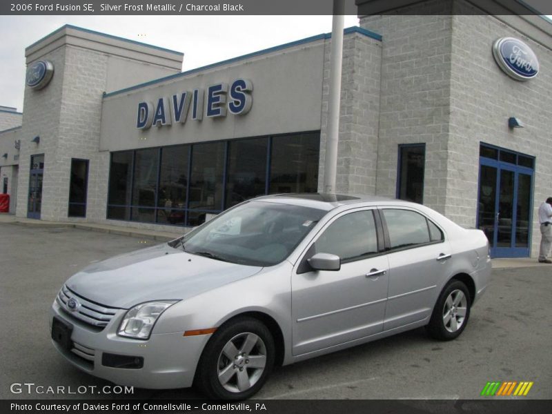Silver Frost Metallic / Charcoal Black 2006 Ford Fusion SE
