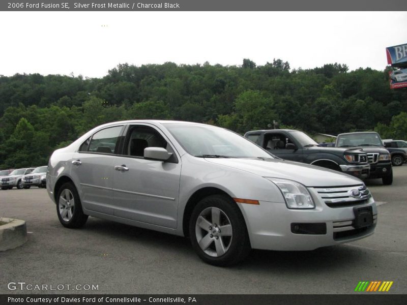 Silver Frost Metallic / Charcoal Black 2006 Ford Fusion SE