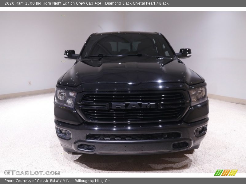 Diamond Black Crystal Pearl / Black 2020 Ram 1500 Big Horn Night Edition Crew Cab 4x4