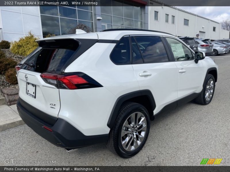 White / Nutmeg 2022 Toyota RAV4 XLE Premium AWD