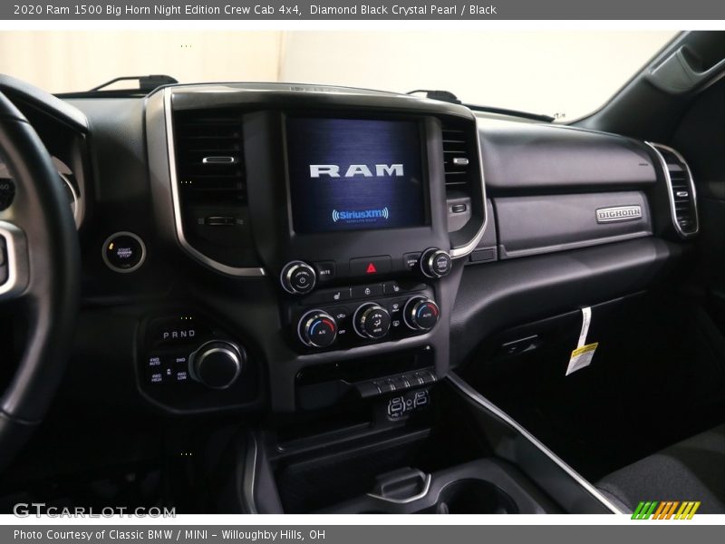 Diamond Black Crystal Pearl / Black 2020 Ram 1500 Big Horn Night Edition Crew Cab 4x4