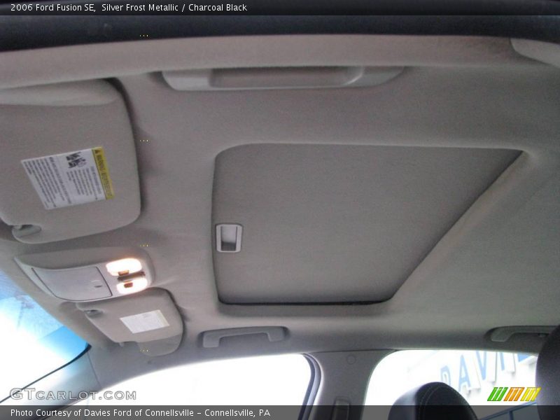 Silver Frost Metallic / Charcoal Black 2006 Ford Fusion SE