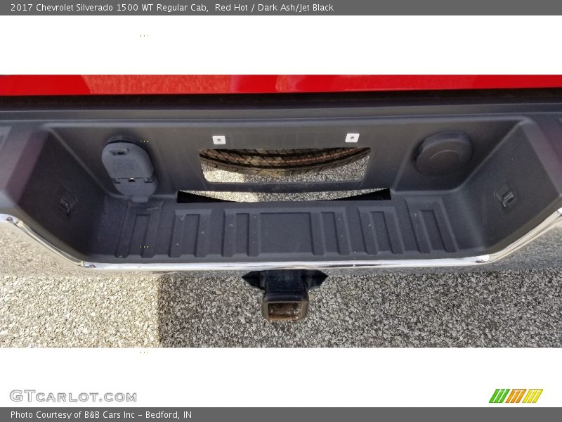 Red Hot / Dark Ash/Jet Black 2017 Chevrolet Silverado 1500 WT Regular Cab