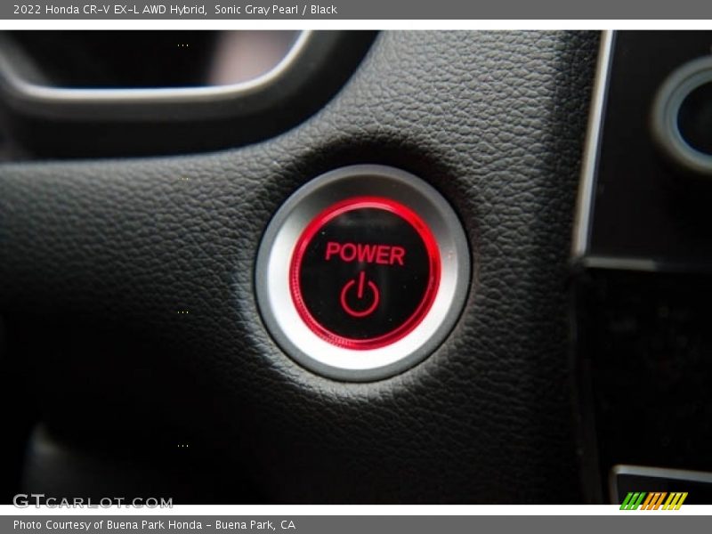 Sonic Gray Pearl / Black 2022 Honda CR-V EX-L AWD Hybrid