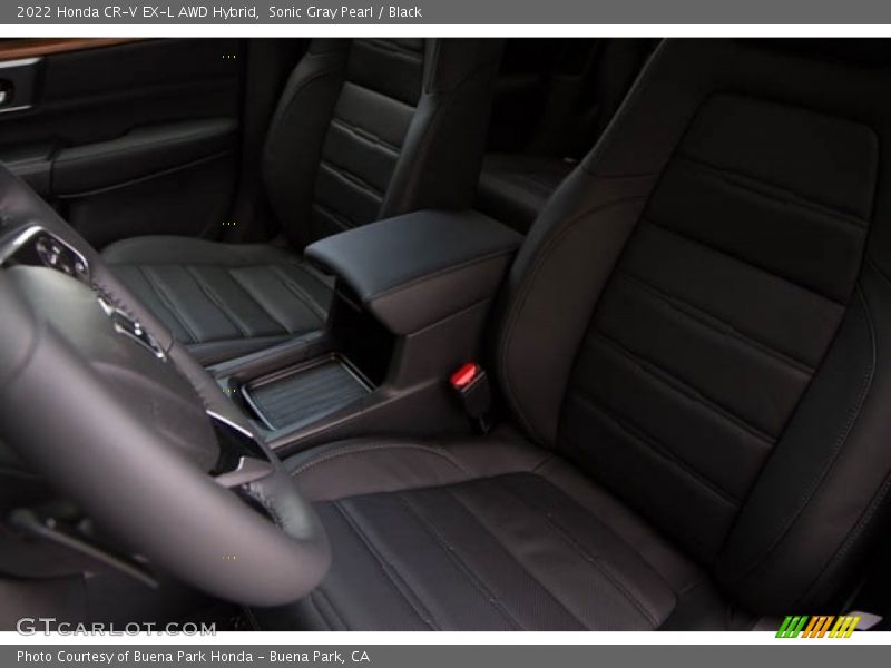 Sonic Gray Pearl / Black 2022 Honda CR-V EX-L AWD Hybrid