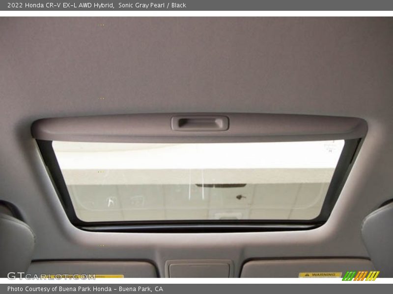 Sonic Gray Pearl / Black 2022 Honda CR-V EX-L AWD Hybrid