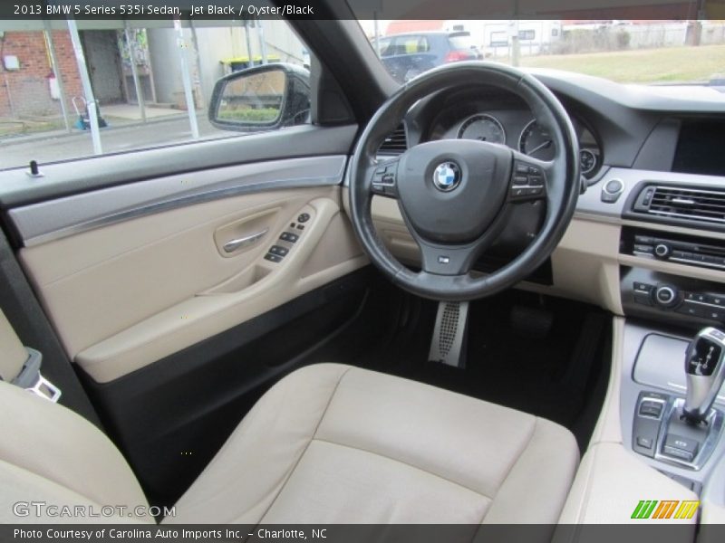 Jet Black / Oyster/Black 2013 BMW 5 Series 535i Sedan