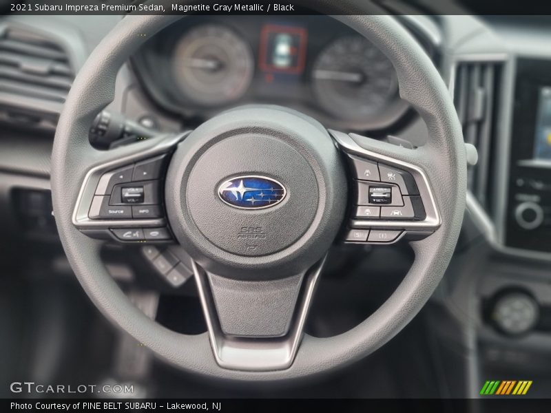 Magnetite Gray Metallic / Black 2021 Subaru Impreza Premium Sedan