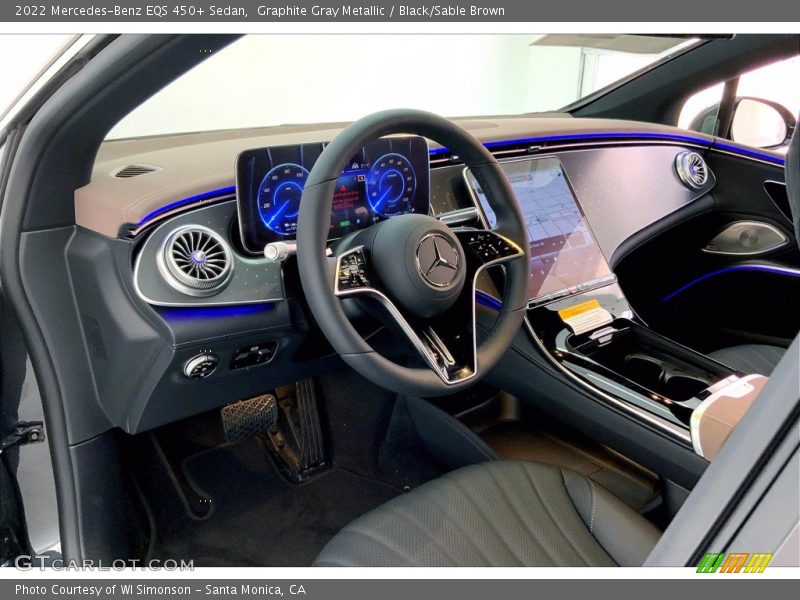 Dashboard of 2022 EQS 450+ Sedan