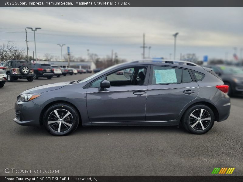 Magnetite Gray Metallic / Black 2021 Subaru Impreza Premium Sedan