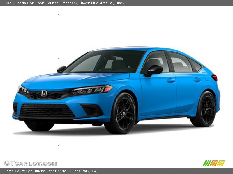 Boost Blue Metallic / Black 2022 Honda Civic Sport Touring Hatchback